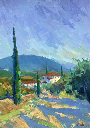 Original Impressionism Landscape Paintings by Genia Sheyn