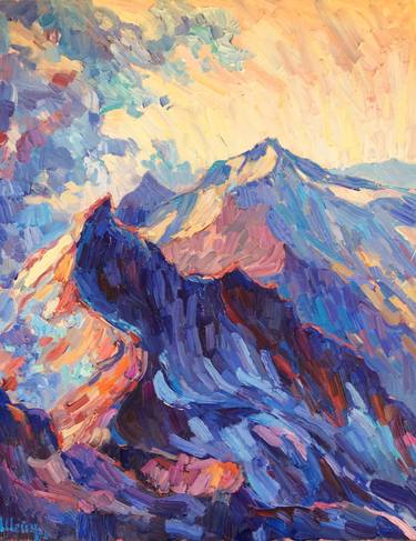 Original Contemporary Landscape Painting by Genia Sheyn