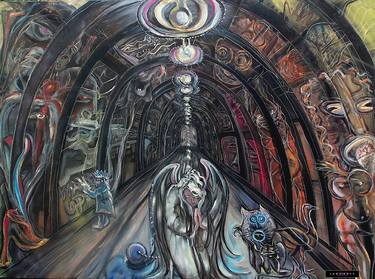 Original Expressionism Fantasy Paintings by Jake Bell