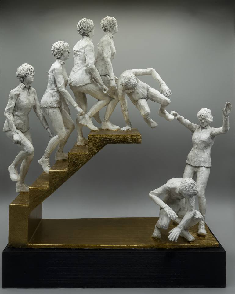 Original Conceptual People Sculpture by Keith Kovach