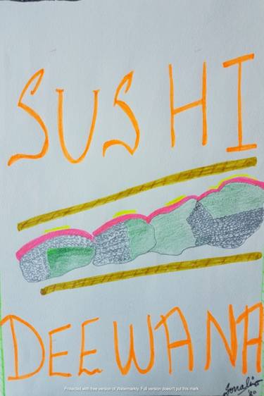 Print of Abstract Expressionism Food Drawings by Sonali Singh