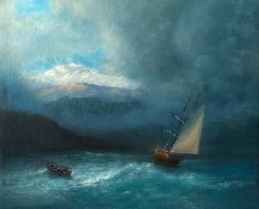 Print of Fine Art Seascape Paintings by Dmitriy Kanayev