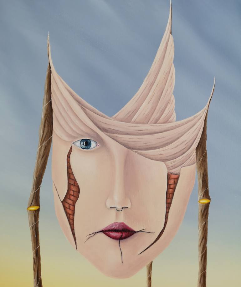 Original Expressionism Fantasy Painting by Asensir X