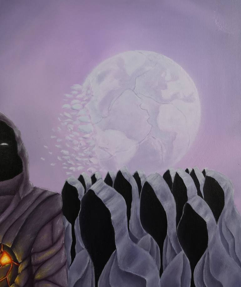 Original Figurative Fantasy Painting by Asensir X