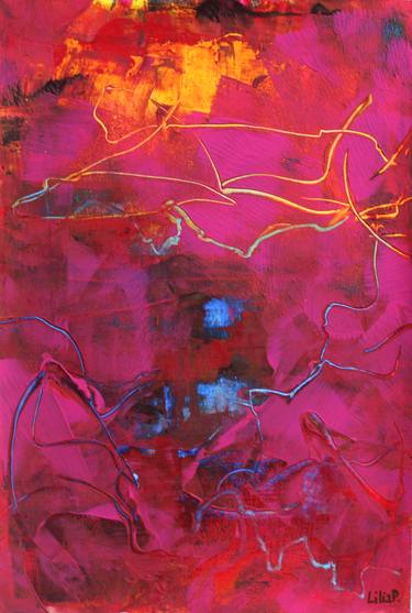 Original Abstract Expressionism Abstract Paintings by LILIA POSTU