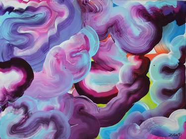 Print of Abstract Paintings by LILIA POSTU