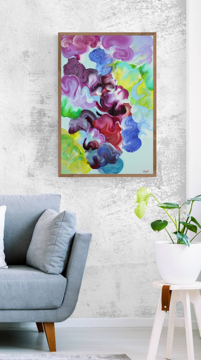 Original Abstract Painting by LILIA POSTU