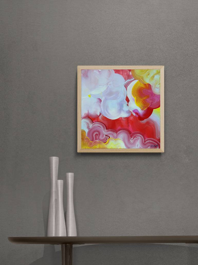 Original Abstract Expressionism Abstract Painting by Lilia Postu