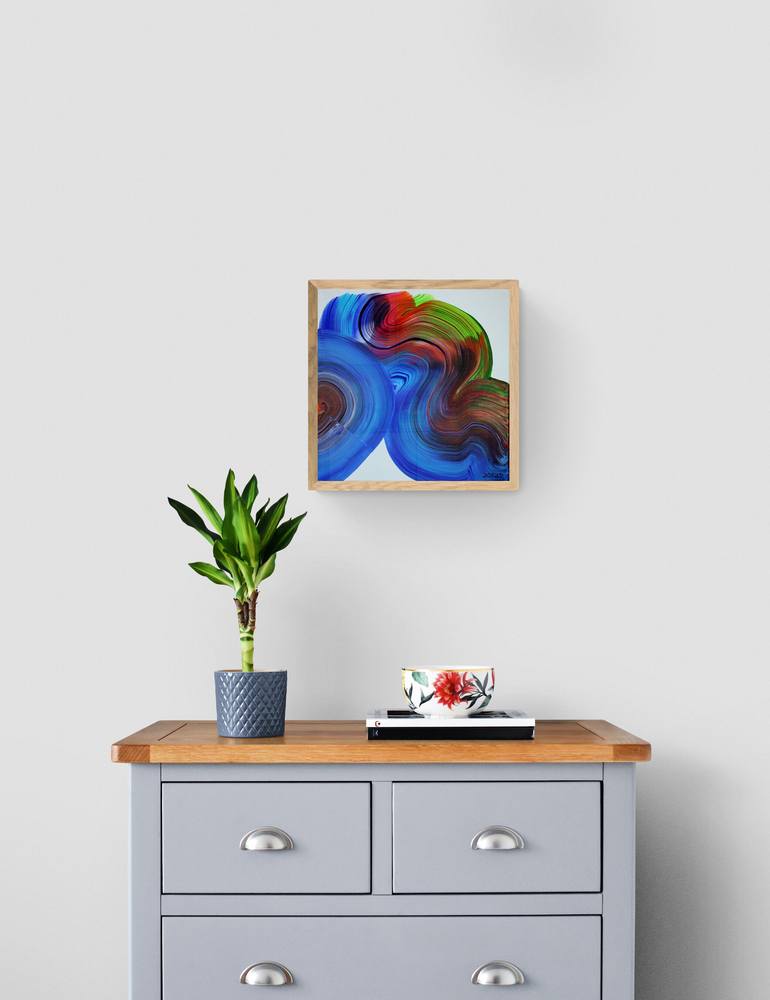 Original Abstract Expressionism Abstract Painting by Lilia Postu