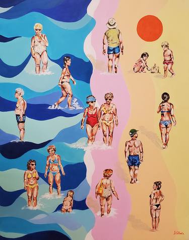 Print of Beach Paintings by Sabrina alves