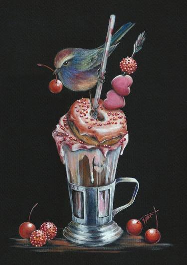 Print of Food & Drink Drawings by Yulia Artamonova