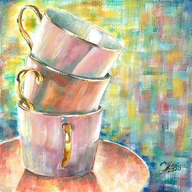 Print of Impressionism Food & Drink Paintings by Yulia Artamonova