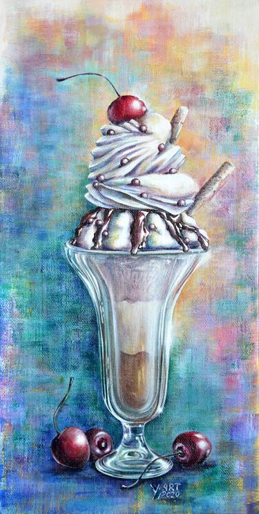 Original Food & Drink Painting by Yulia Artamonova
