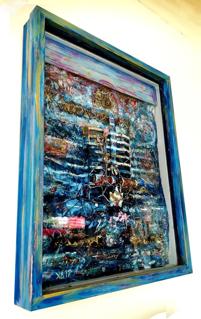 Original Abstract Expressionism Abstract Installation by Dimitra Christinaki