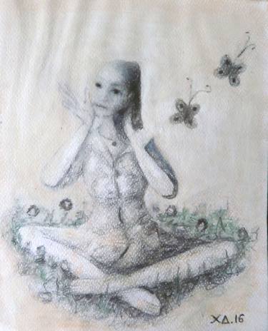 Print of Figurative People Drawings by Dimitra Christinaki