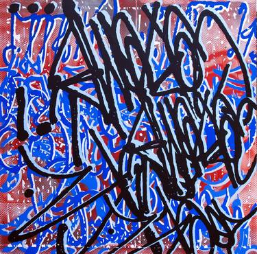 Original Contemporary Graffiti Paintings by Piotr Kossakowski