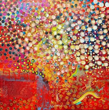 Original Contemporary Abstract Paintings by Ayuna Kanatkalieva