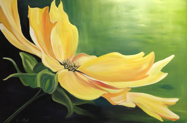 Coreopsis Painting by Deanna Pickett Frye | Saatchi Art