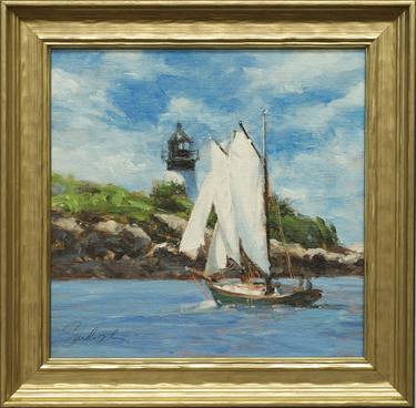 Original Realism Sailboat Paintings by Joseph Sundwall
