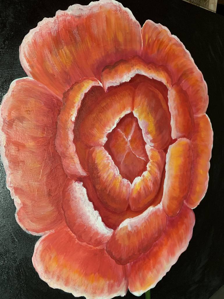 Original Floral Painting by Kirill Parshenkov