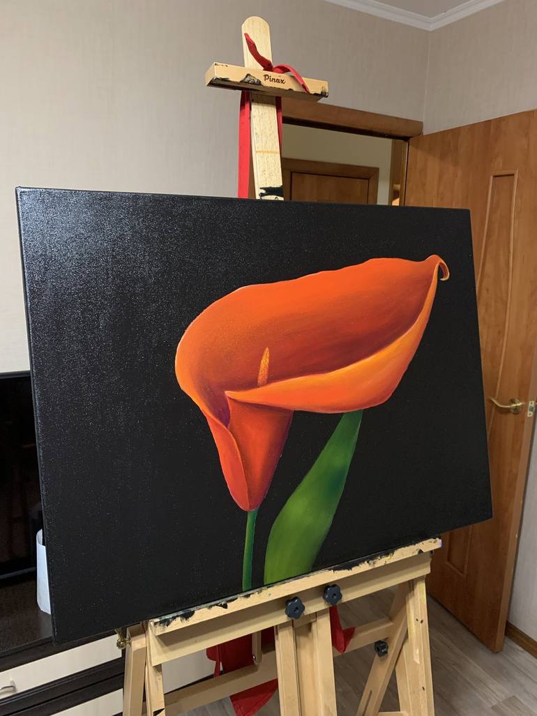 Original Floral Painting by Kirill Parshenkov