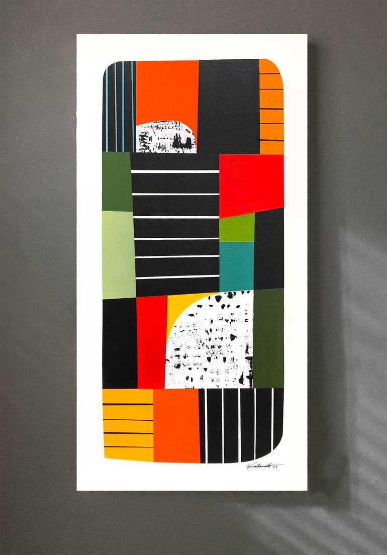 Original Contemporary Abstract Painting by Louis Gribaudo