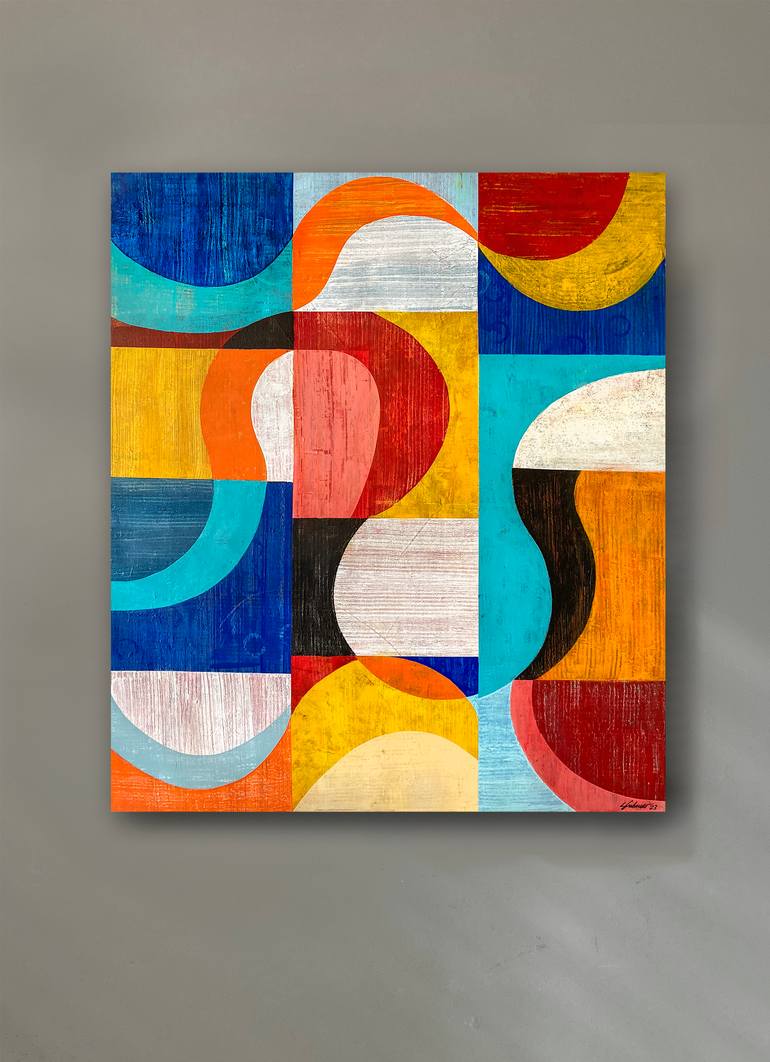 Original Contemporary Abstract Painting by Louis Gribaudo