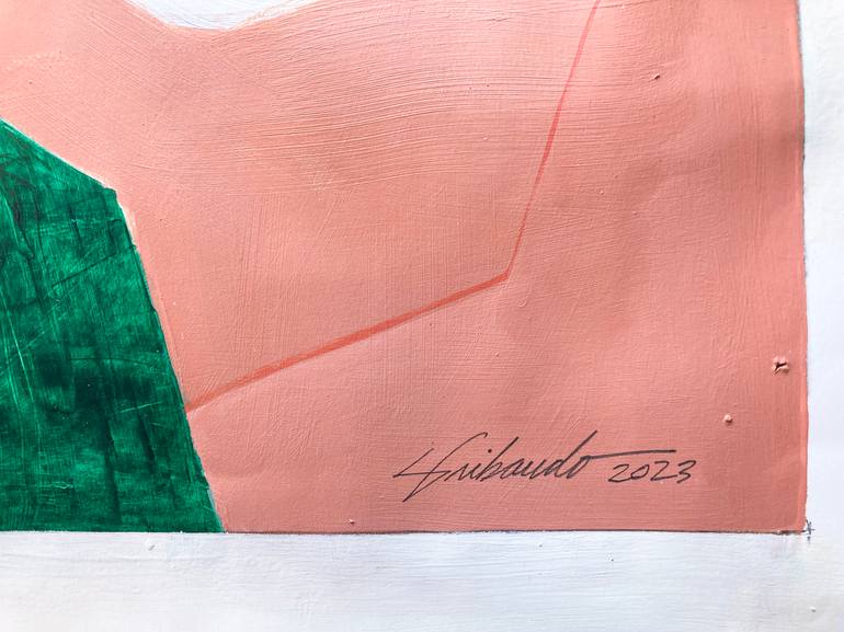 Original Conceptual Abstract Painting by Louis Gribaudo