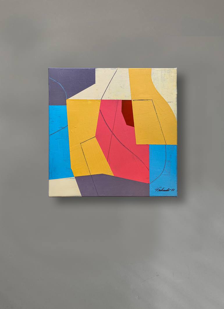 Original Minimalism Abstract Painting by Louis Gribaudo