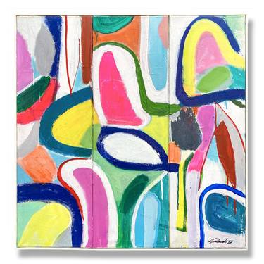 Original Abstract Expressionism Abstract Paintings by Louis Gribaudo