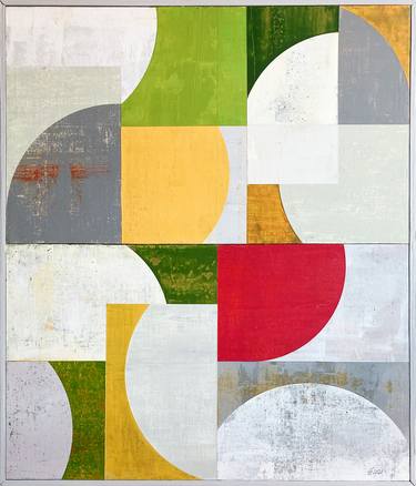 Original Geometric Paintings by Louis Gribaudo