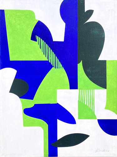 Print of Modern Geometric Paintings by Louis Gribaudo