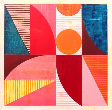 Print of Geometric Paintings by Louis Gribaudo