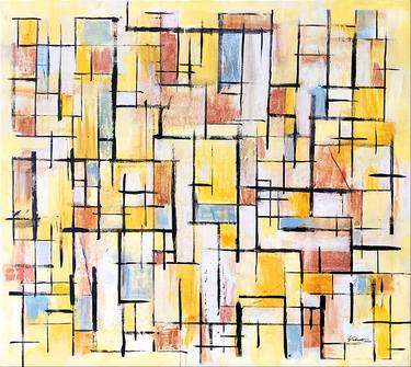 Original Geometric Paintings by Louis Gribaudo