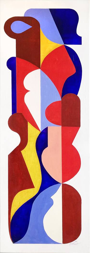 Original Geometric Paintings by Louis Gribaudo