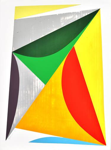 TRIANGLES, ARCS - YELLOW, GREEN, RED thumb