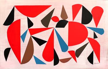 Print of Abstract Geometric Paintings by Louis Gribaudo