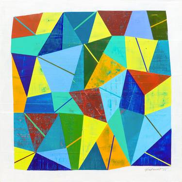 Original Geometric Paintings by Louis Gribaudo