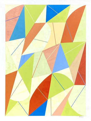 Print of Abstract Geometric Paintings by Louis Gribaudo