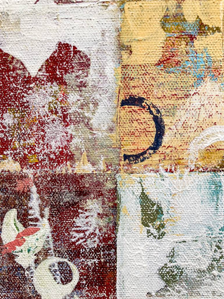 Original Abstract Geometric Painting by Louis Gribaudo