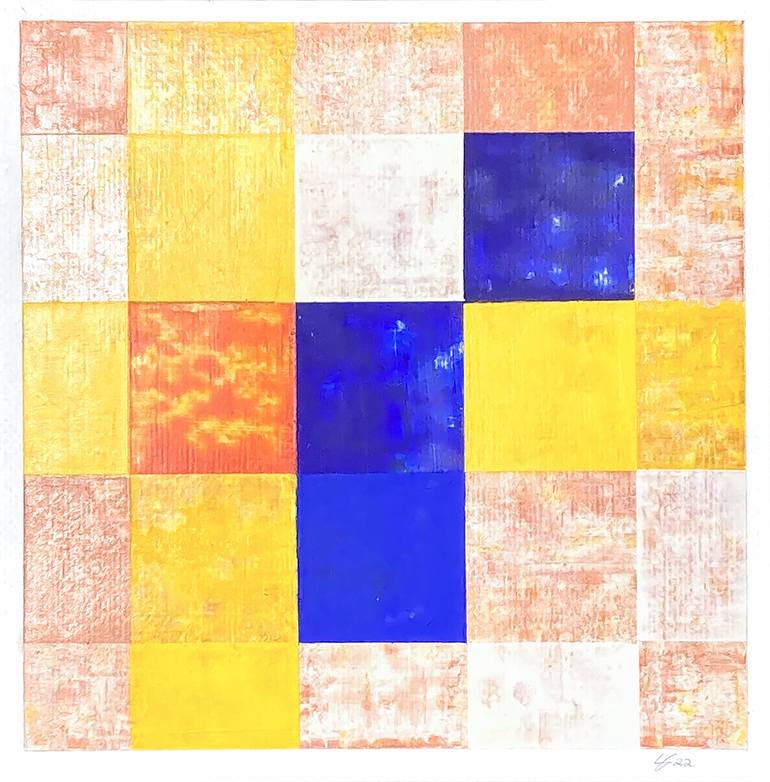 Print of Modern Geometric Paintings by Louis Gribaudo