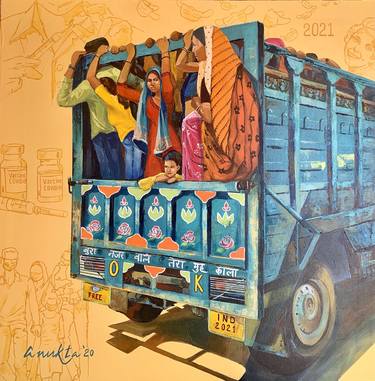 Print of Travel Paintings by Anukta Mukherjee Ghosh