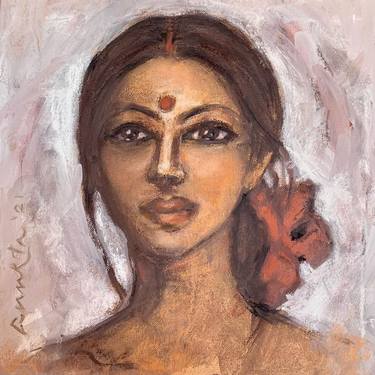 Original Abstract Expressionism Women Paintings by Anukta Mukherjee Ghosh
