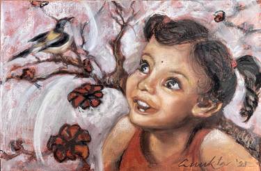 Original Expressionism Children Paintings by Anukta Mukherjee Ghosh