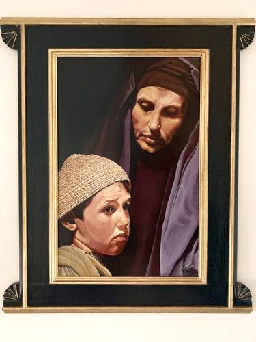 Original Religious Painting by Giordano Corradini