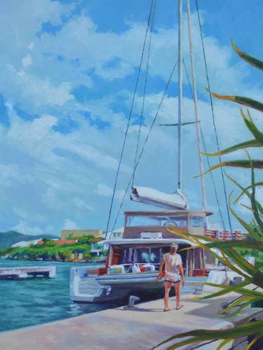 Print of Realism Boat Paintings by Colin Bootman