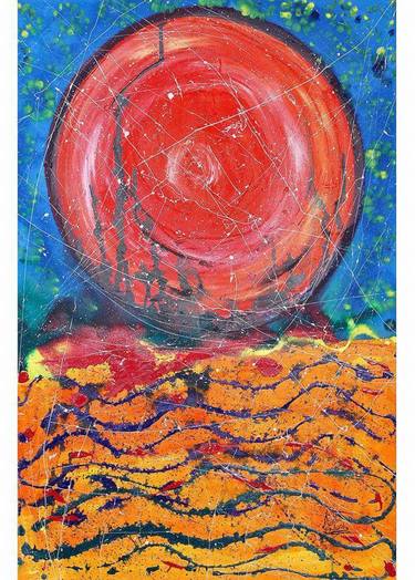 Original Abstract Expressionism Abstract Painting by Aesha Dalwadi