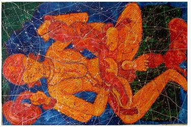 Original Abstract Painting by Aesha Dalwadi