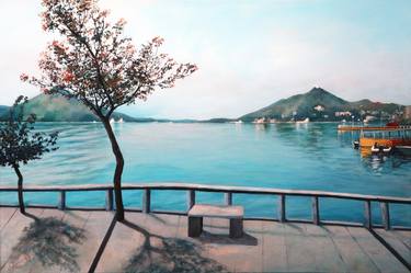 Print of Minimalism Landscape Paintings by safura malekji