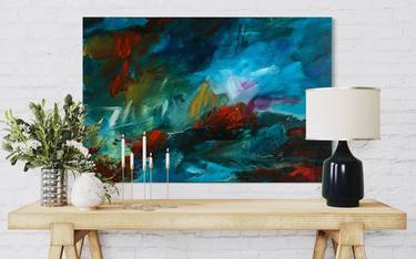 Original Abstract Expressionism Abstract Paintings by Ieva Skondina